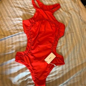 Mikoh red One piece XL